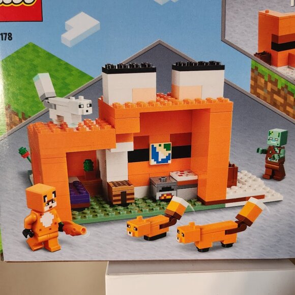 NEW LEGO MINECRAFT Fox Lodge House 21178 Drowned Zombie You will receive: (1) LE - Picture 6 of 9